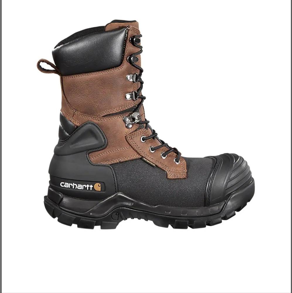 Carhartt Men's Brown and Black Work Boots